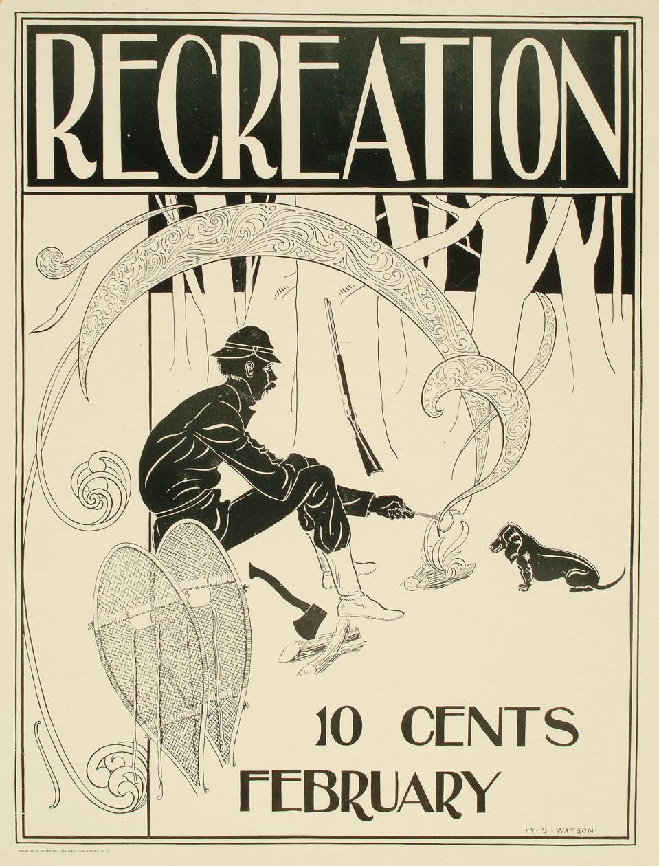Rekreation, februari av Henry Sumner Watson