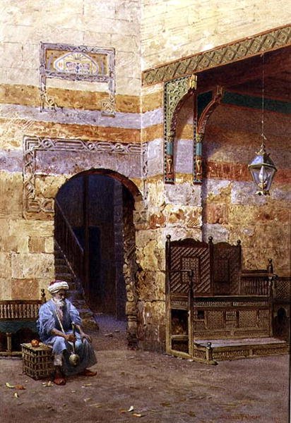 En interiör, Kairo av Henry Sutton Palmer