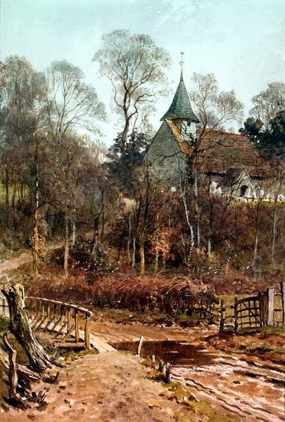 Round My House: Pyrford Church av Henry Sutton Palmer