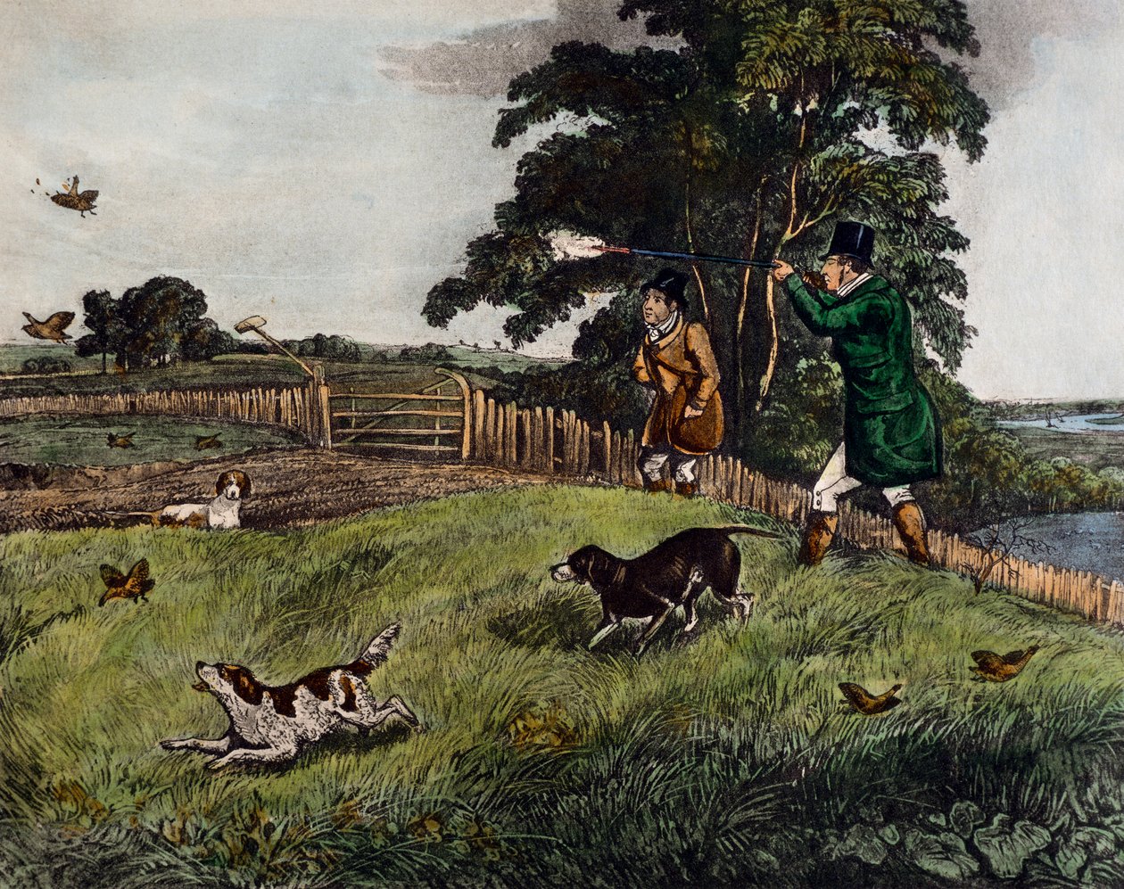 Rapphönsjakt av Henry Thomas Alken
