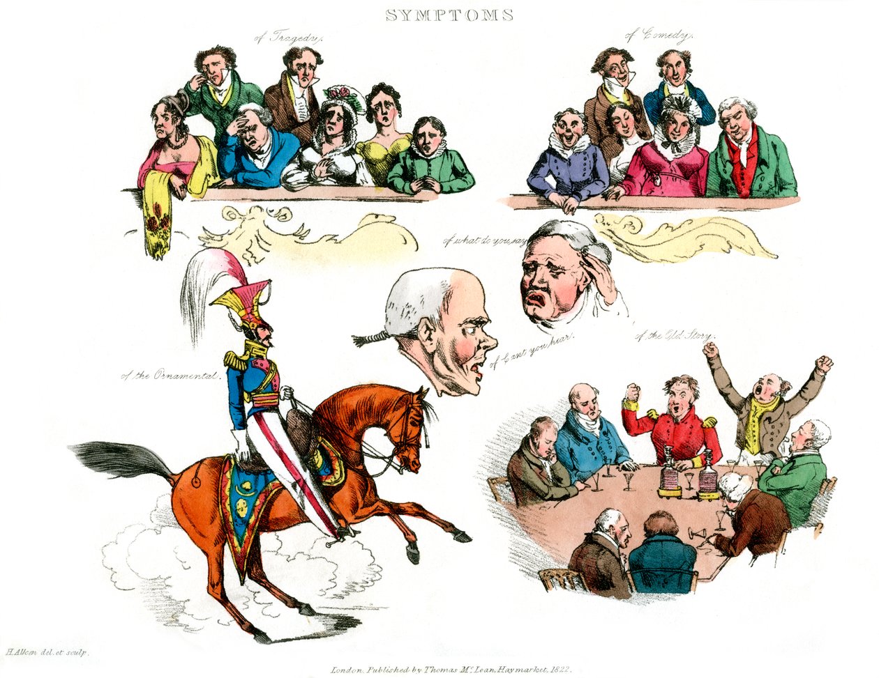 Symtom på att vara road, 1822. av Henry Thomas Alken