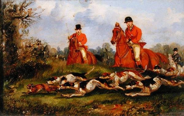 The Kill (olja på duk) av Henry Thomas Alken
