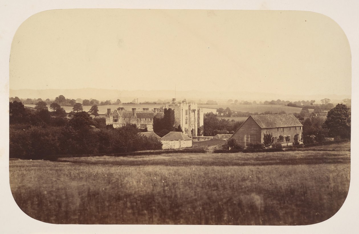 Hever Castle, Kent, 1857. av Henry Thomas Wood