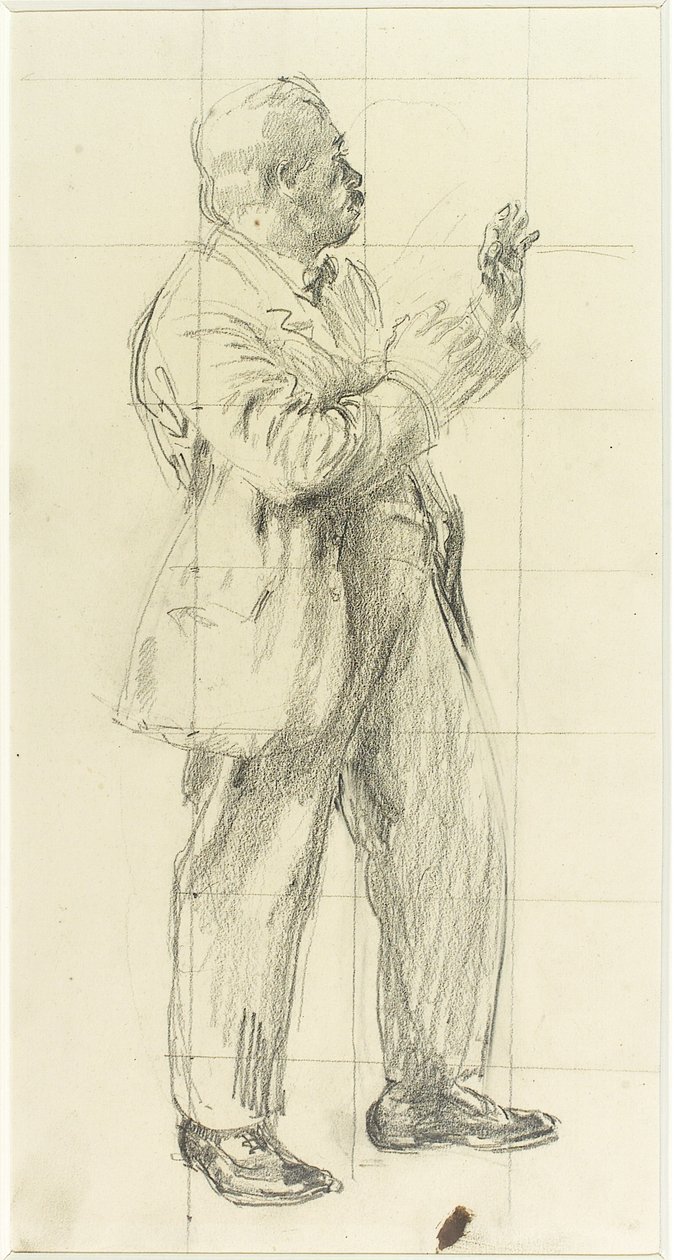 Porträtt av en man av Henry Tonks
