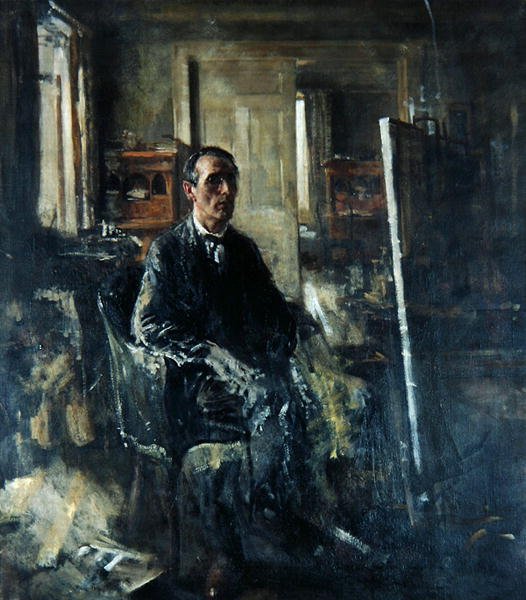 Walter Westley Russell (olja på duk) av Henry Tonks