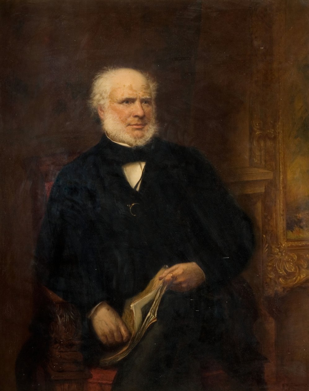 Porträtt av Joseph Gillot, 1872. av Henry Turner Munns