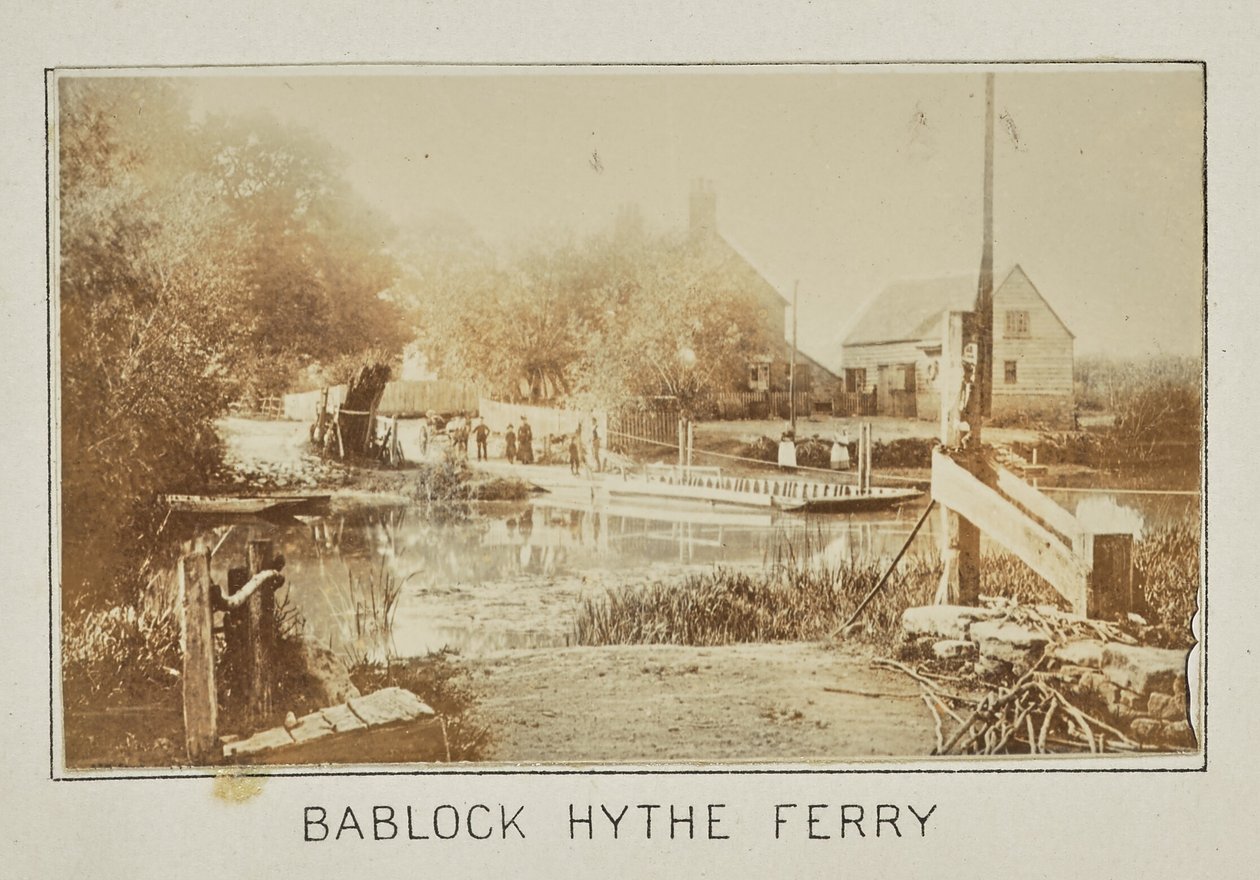 Bablock Hythe Ferry av Henry W. Taunt