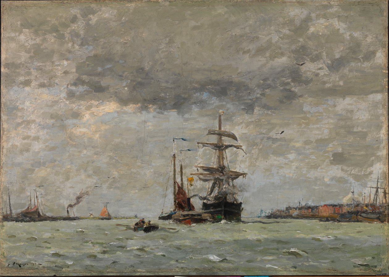 Inloppet till hamnen, 1890. av Henry Ward Ranger