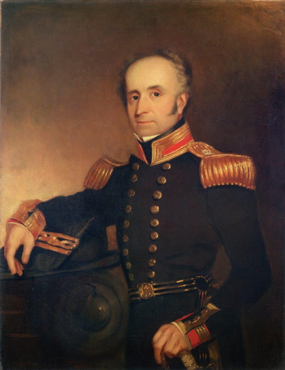 Kapten Thomas Dickinson (1786-1854) av Henry William Pickersgill