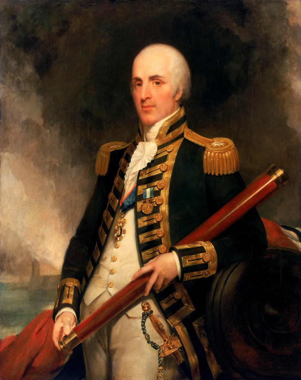 Konteramiral Sir Alexander John Ball (1757-1809) av Henry William Pickersgill