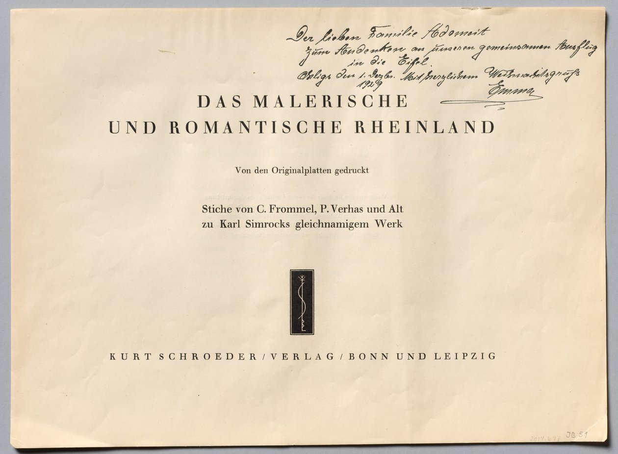 Det pittoreska och romantiska Rheinland, 1928. av Henry Winkles
