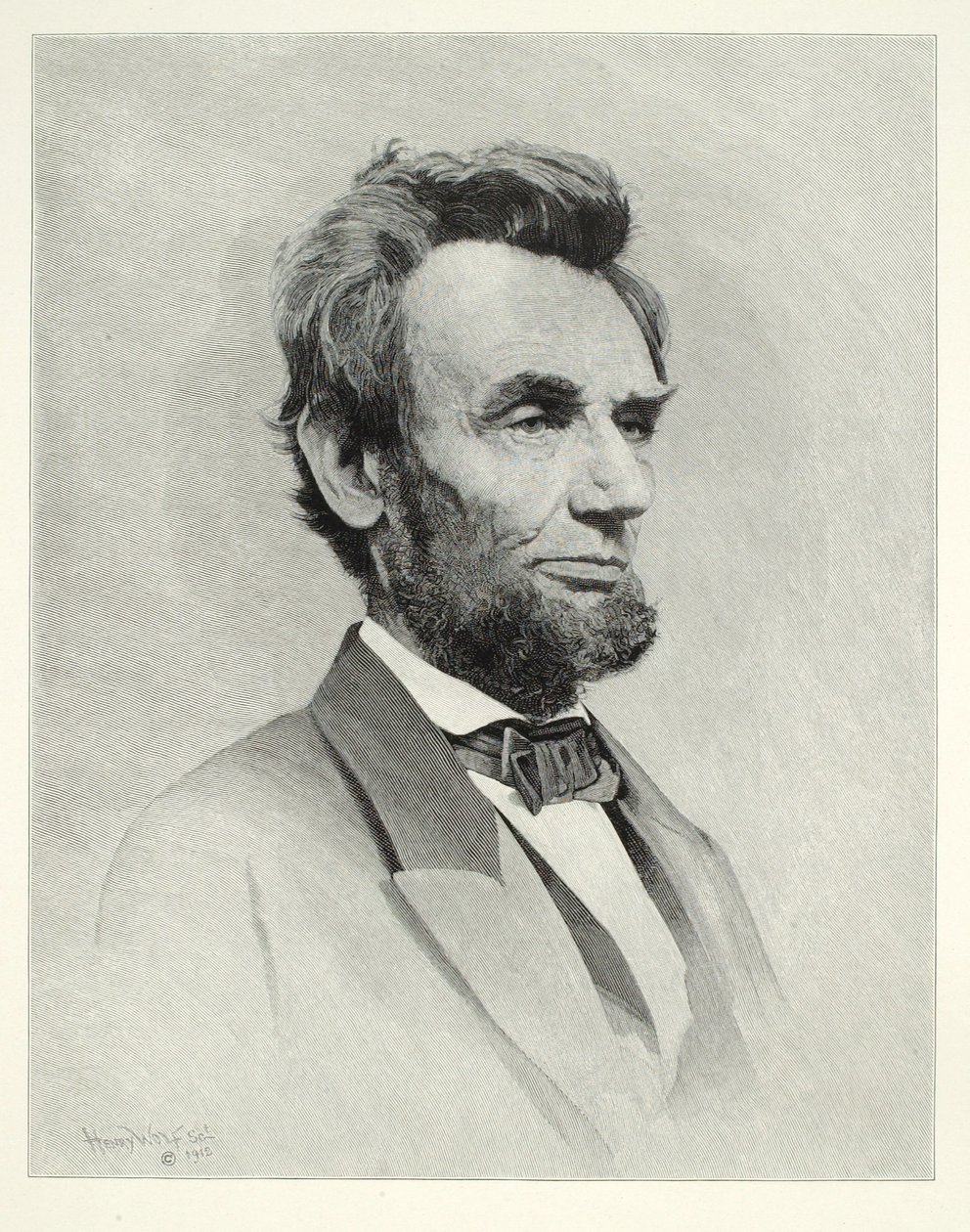 Abraham Lincoln av Henry Wolf