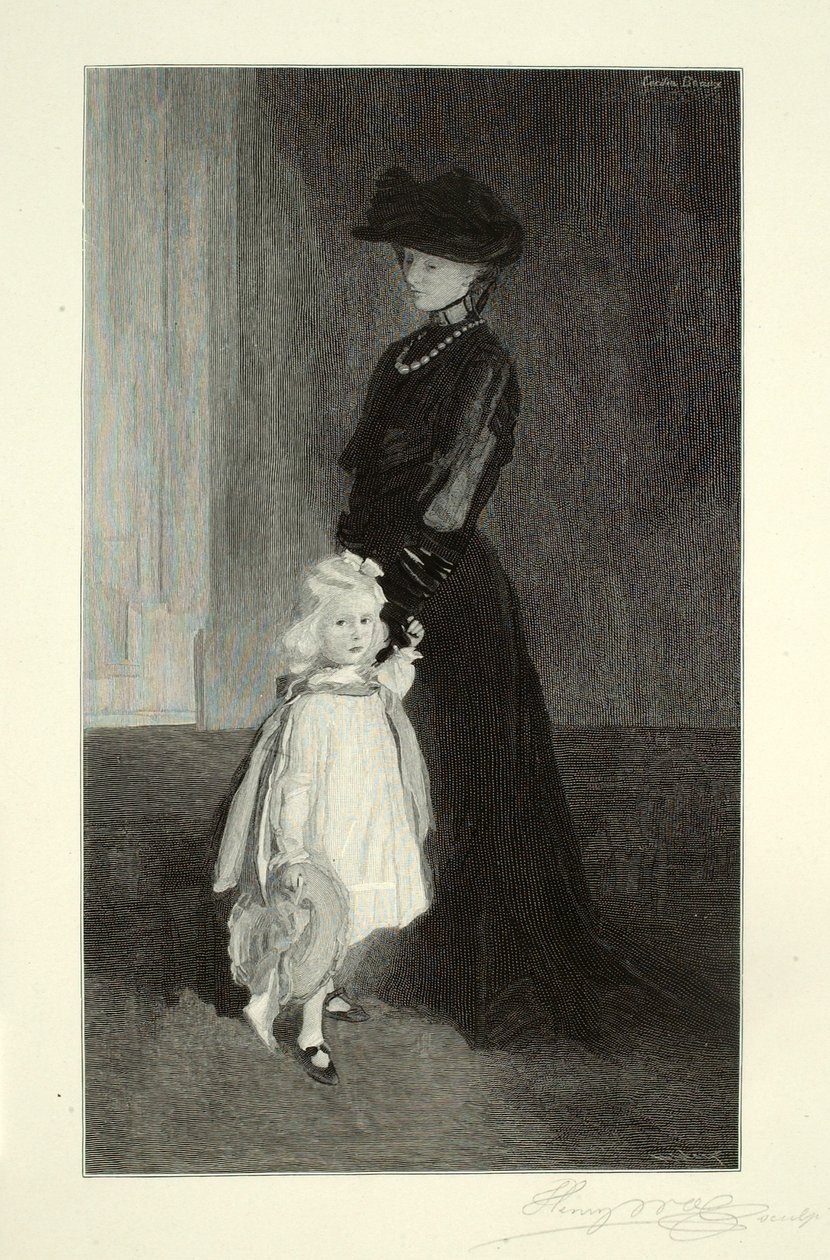 Christina (mor och dotter) av Henry Wolf