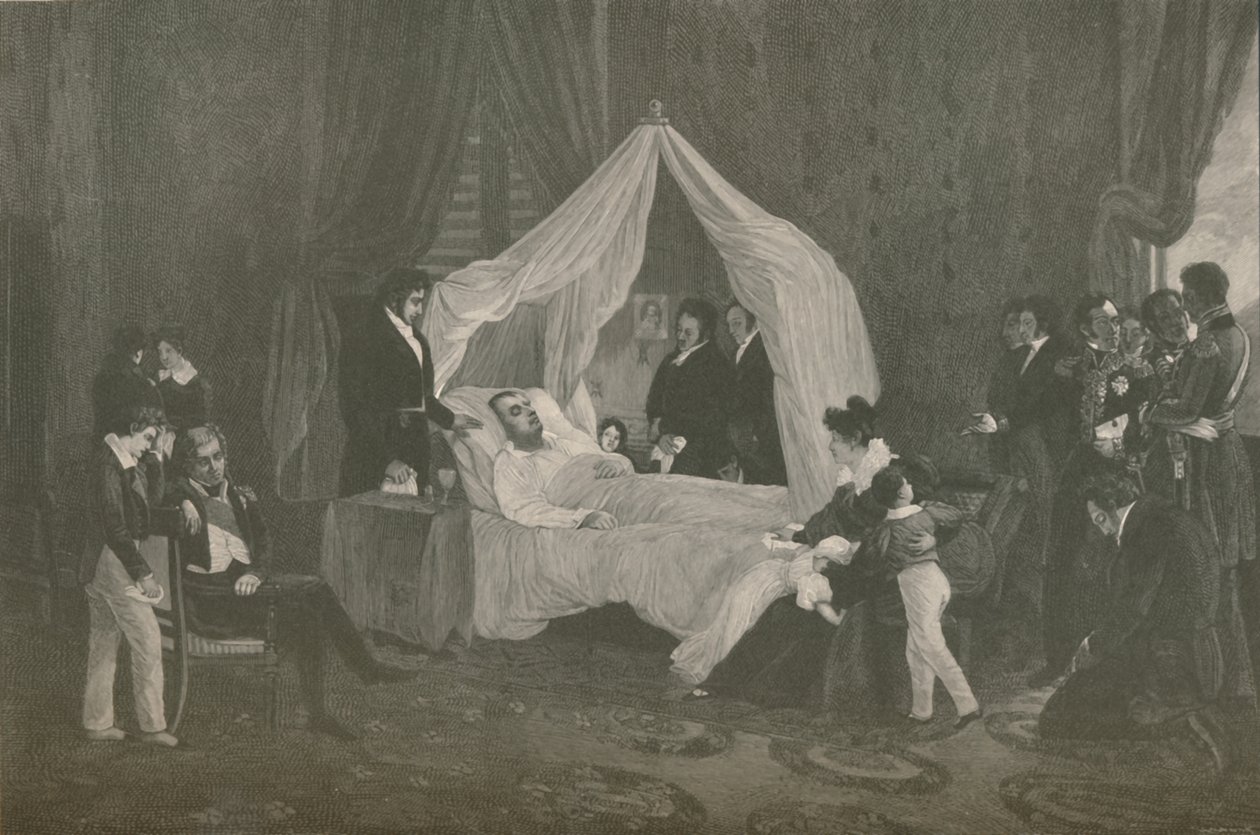 Napoleon I:s död 1821, 1896 av Henry Wolf