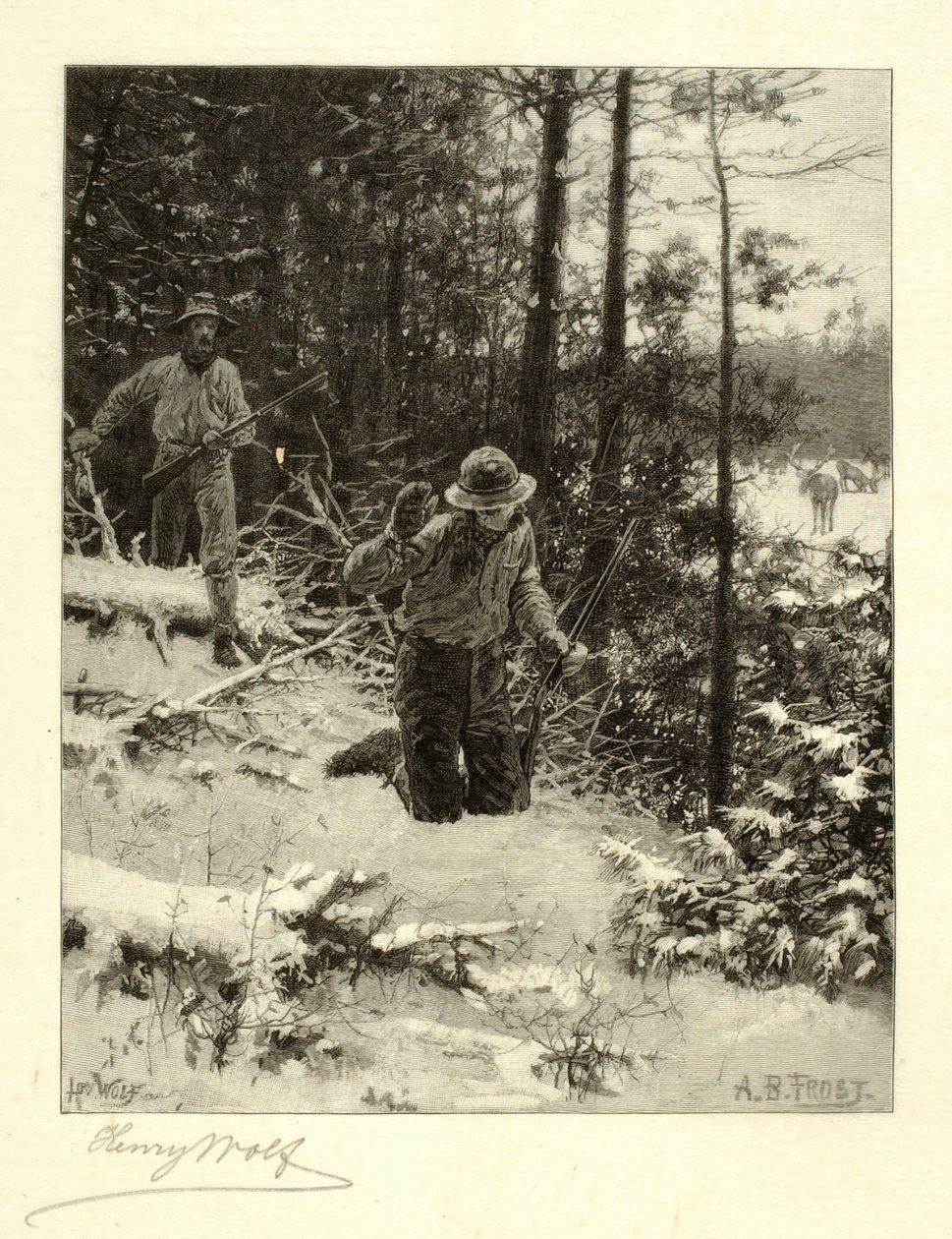 Att ligga i väntan av Henry Wolf