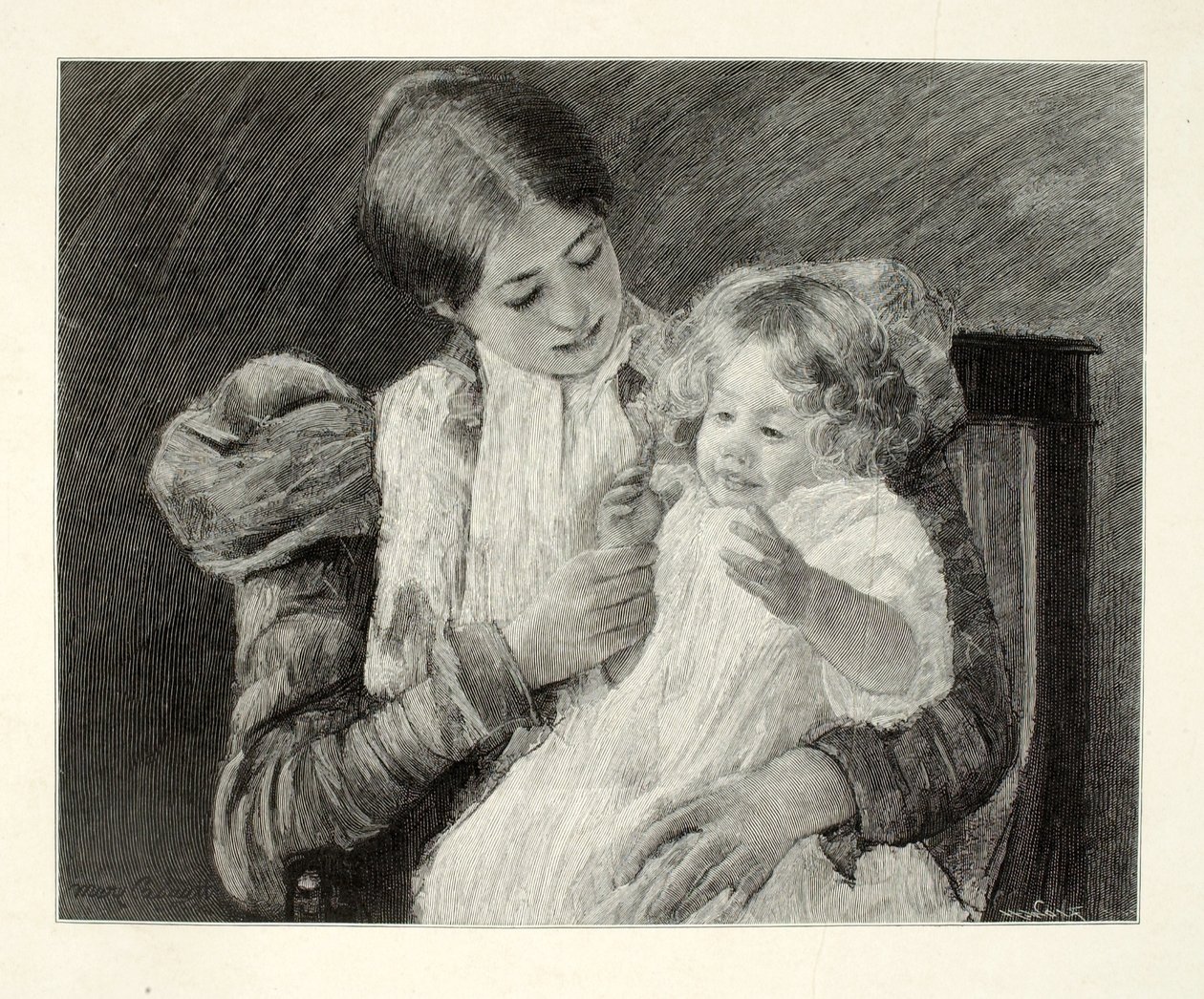 Mor och barn av Henry Wolf