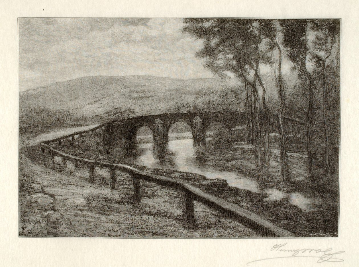 Gamla Normandie-bron av Henry Wolf