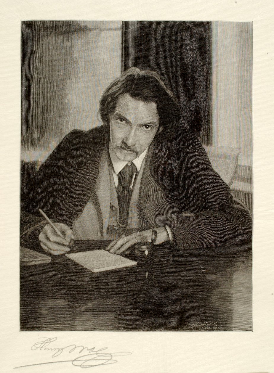 Robert Louis Stevenson av Henry Wolf