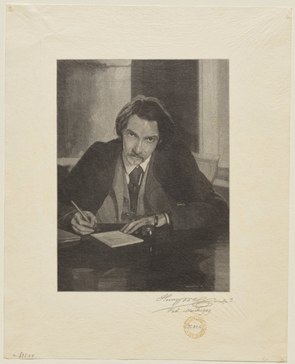 Robert Louis Stevenson av Henry Wolf