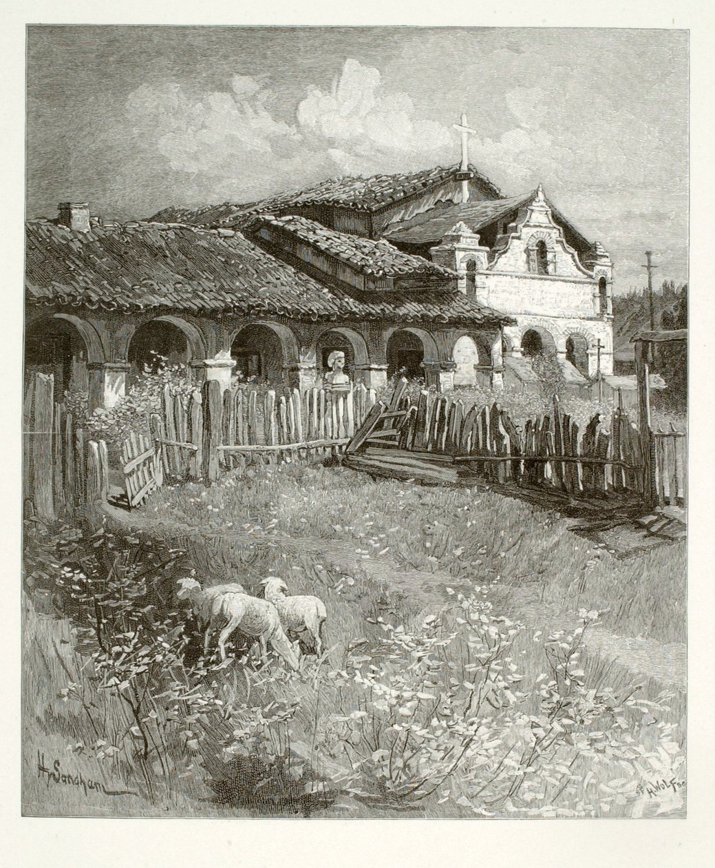 San Antonio Mission av Henry Wolf