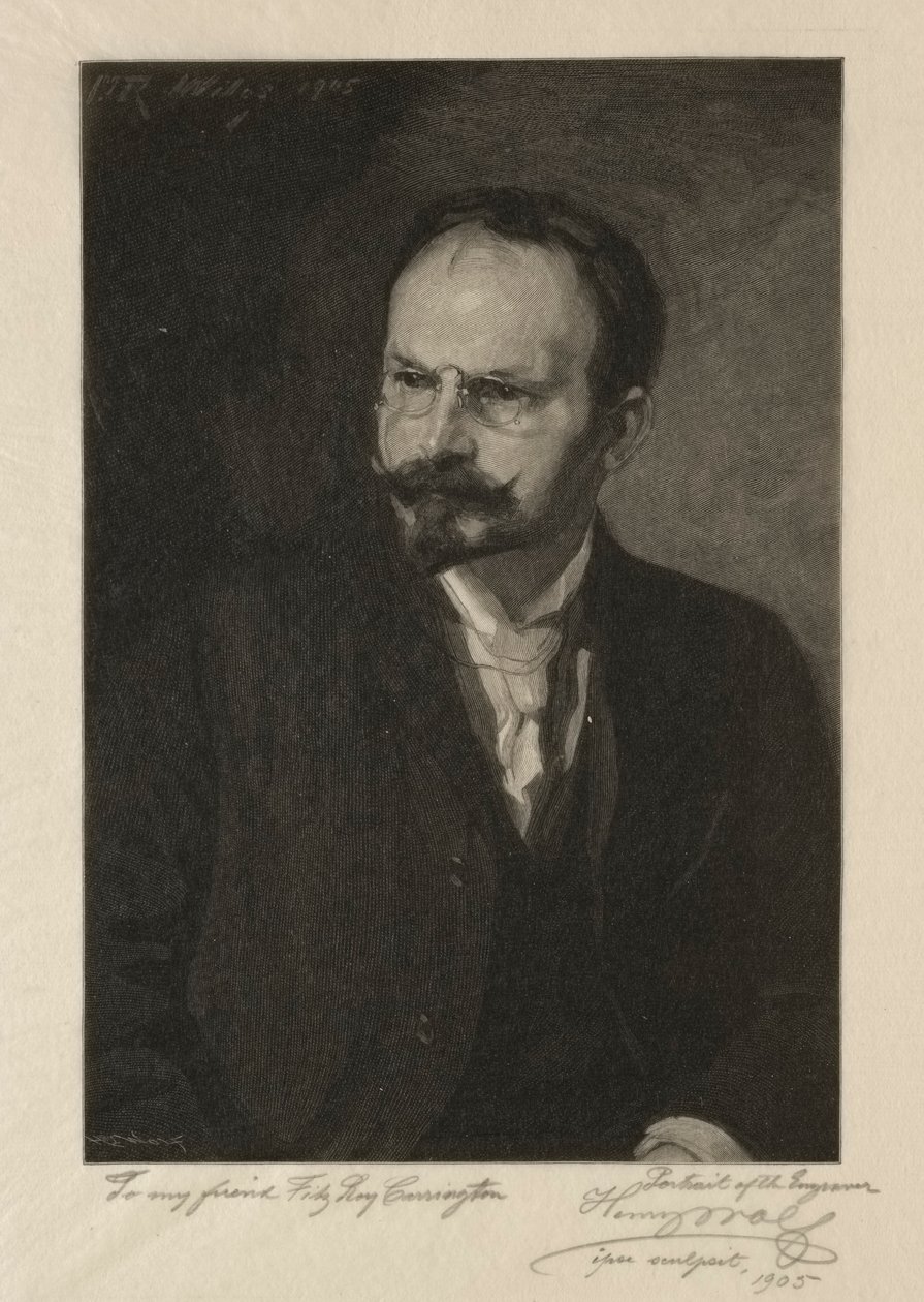 Självporträtt, 1905. av Henry Wolf