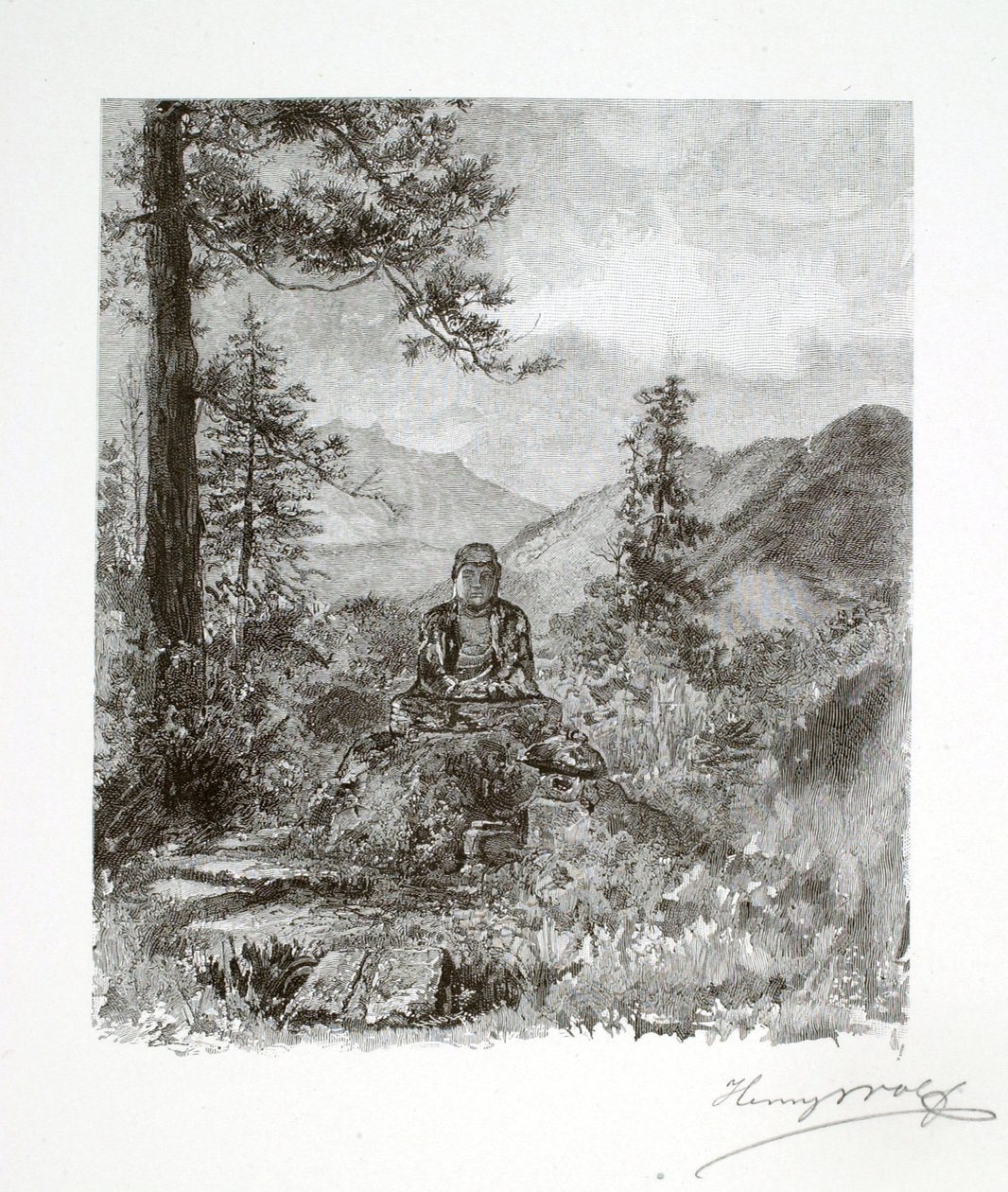 Staty av Oya Jizo av Henry Wolf