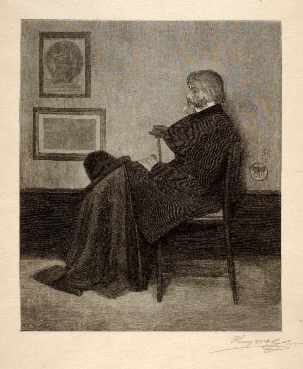 Thomas Carlyle av Henry Wolf
