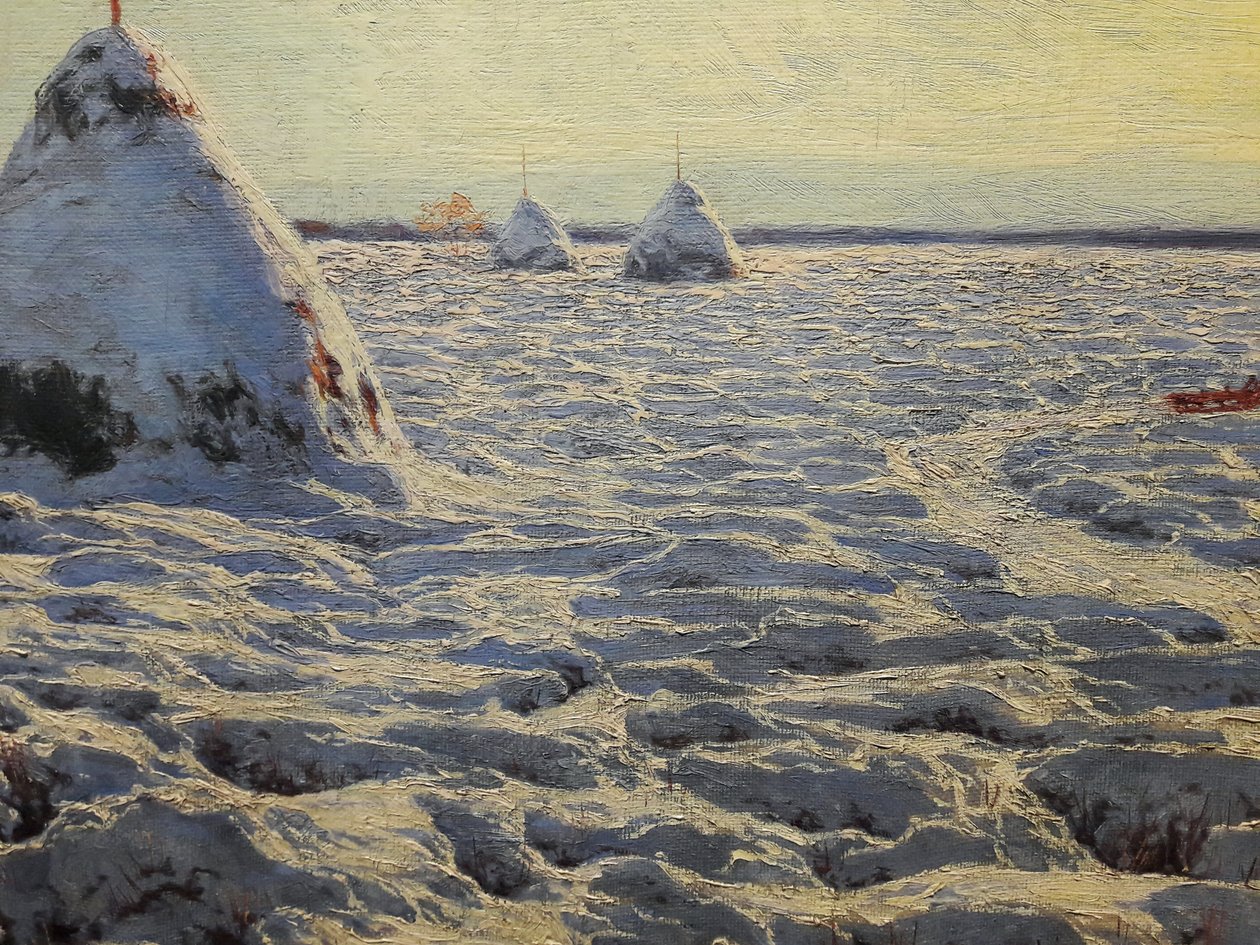 Litauiska träskmarker under snö av Henryk Weyssenhoff