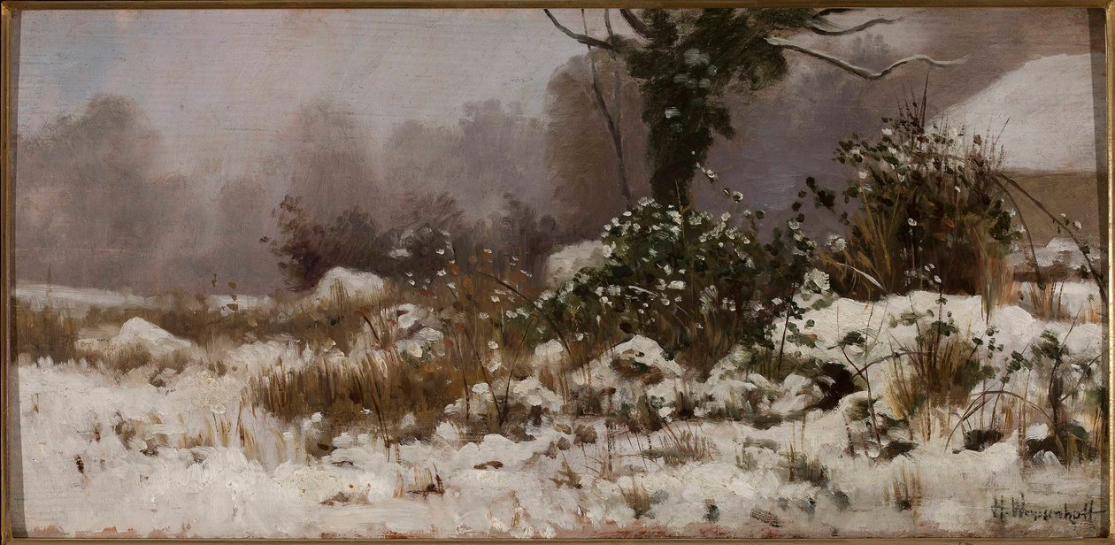 Vinterlandskap av Henryk Weyssenhoff