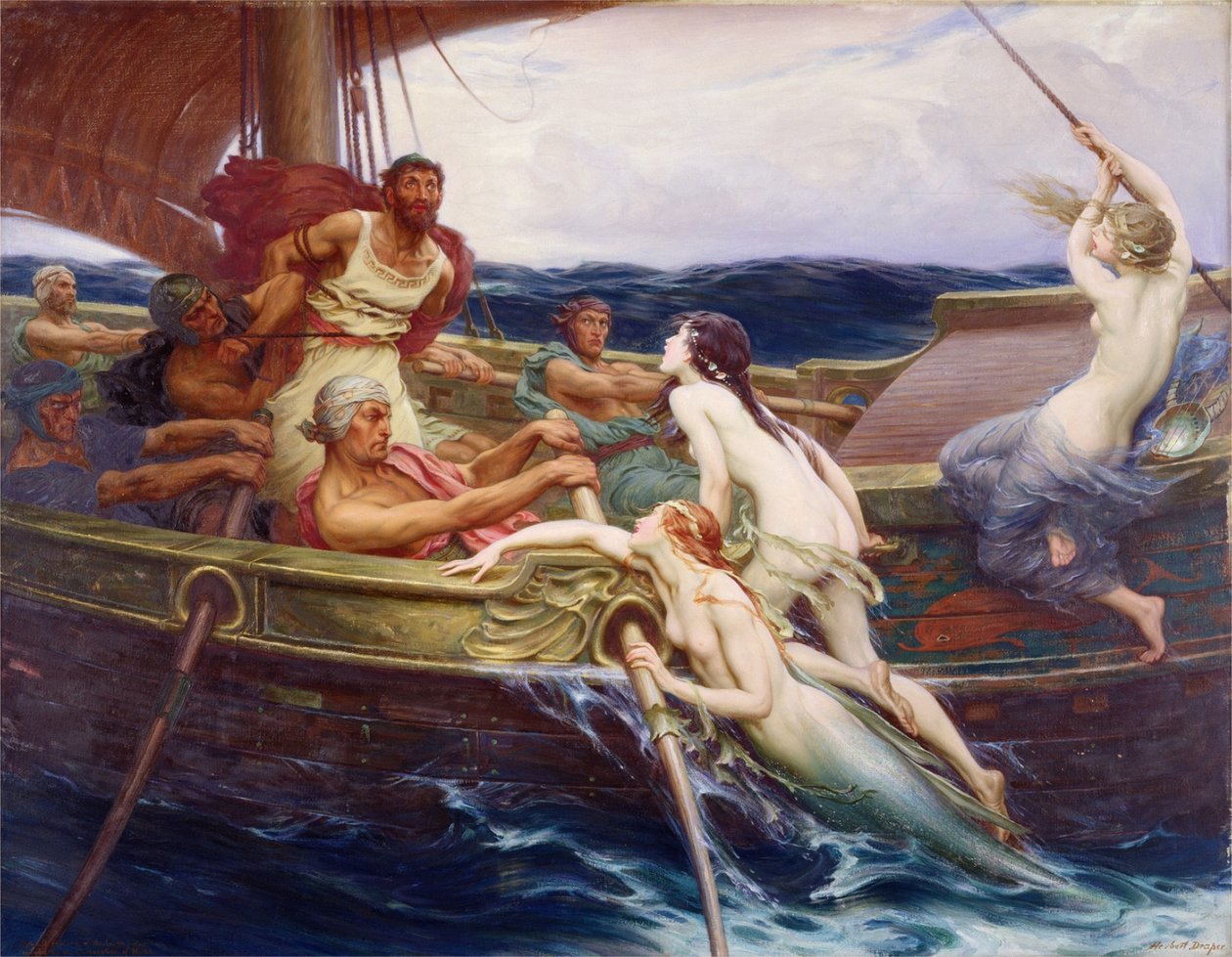 Ulysses and the Sirens av Herbert James Draper