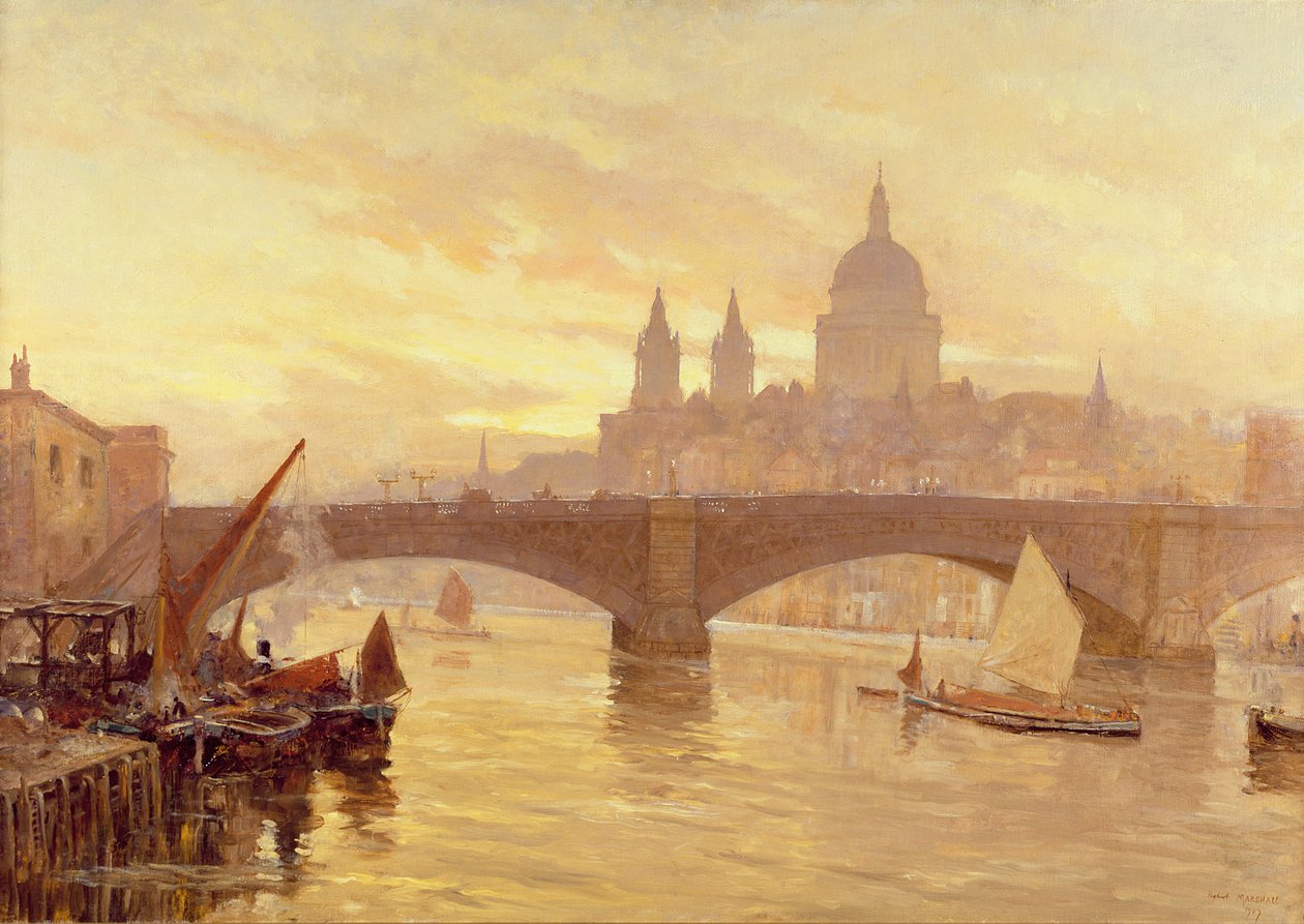 Southwark Bridge av Herbert Menzies Marshall