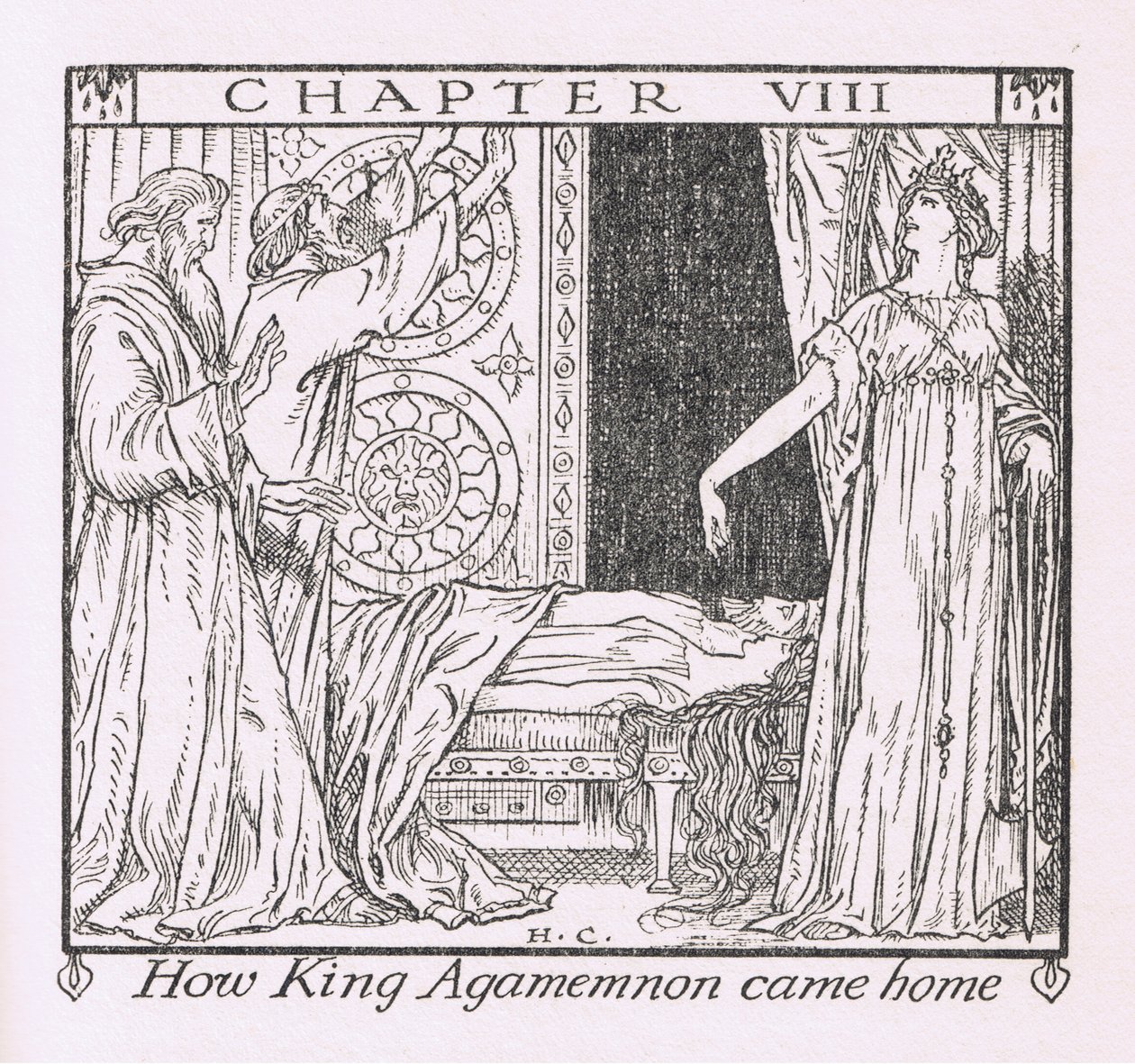 Hur kung Agamemnon kom hem av Herbert Cole