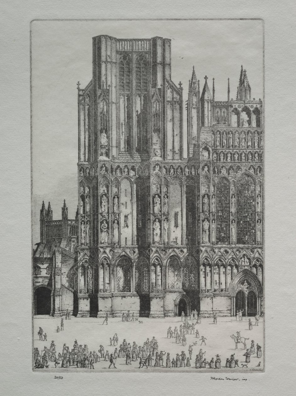 Wells katedral av Herbert Gordon Warlow