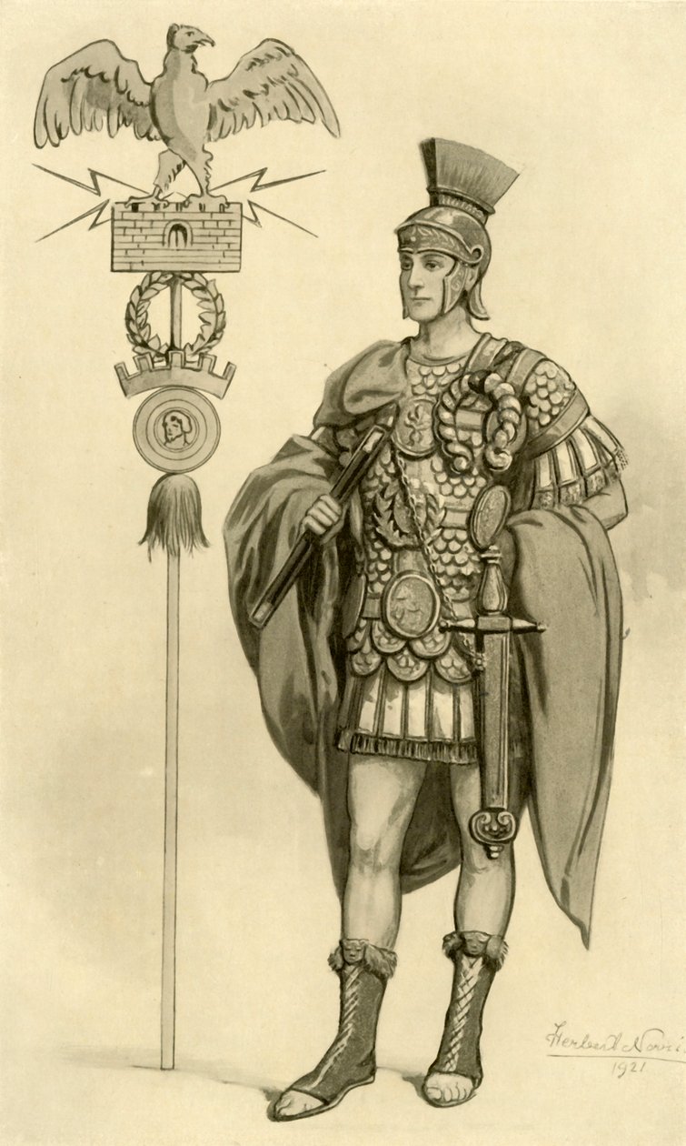 En romersk general, 1924. av Herbert Norris