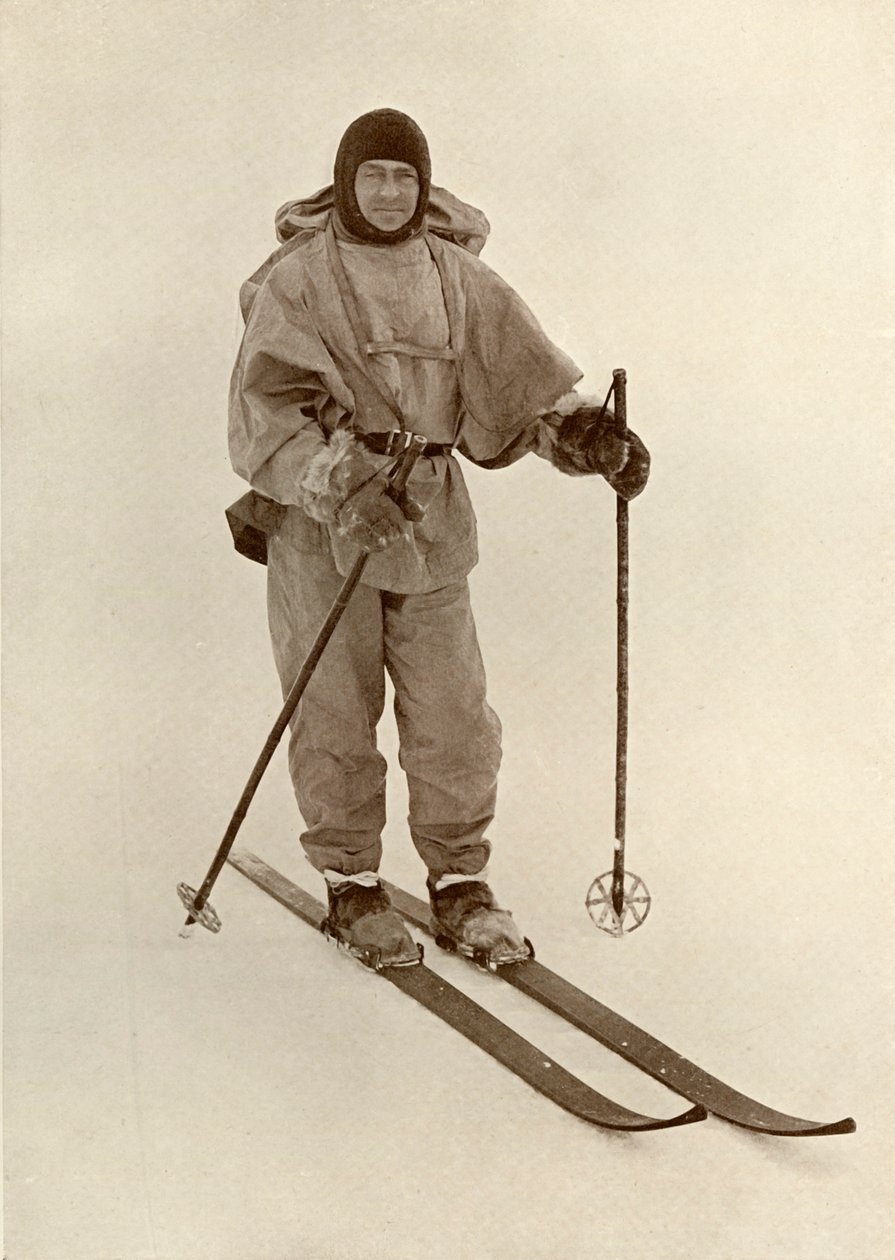 Kapten Scott på skidor, c19101913, 1913 av Herbert Ponting