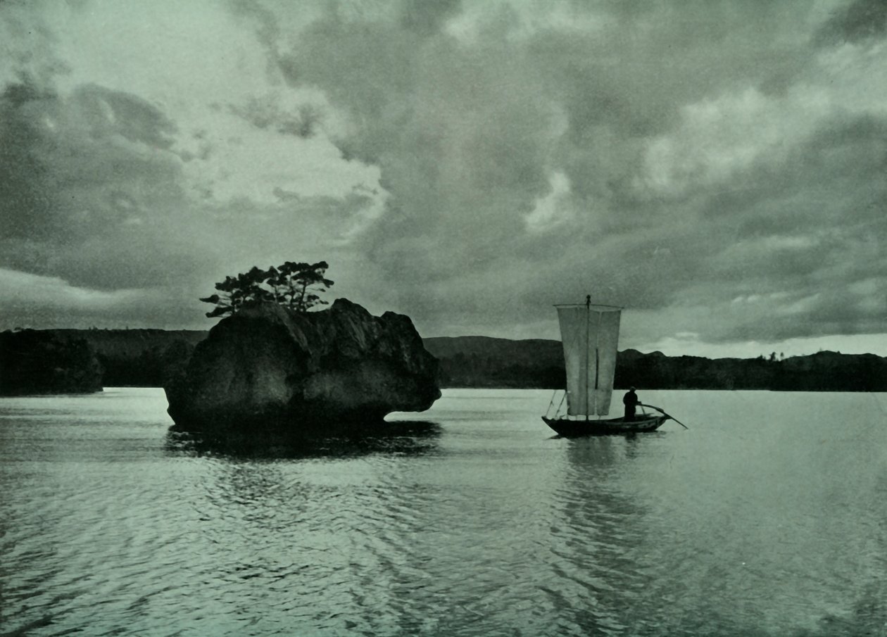 Kväll på Inlandshavet, 1910. av Herbert Ponting