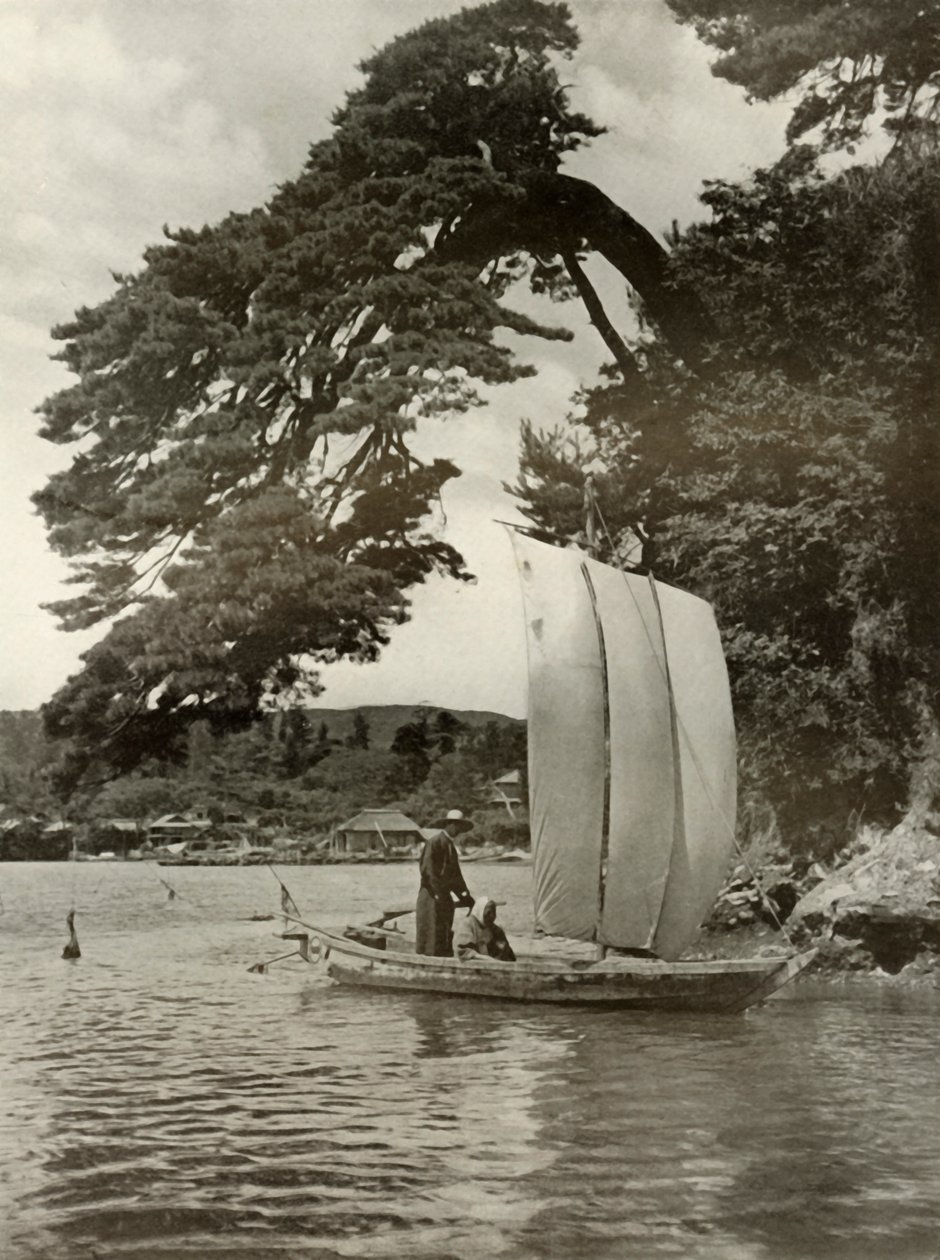 På Matsushimabukten, 1910. av Herbert Ponting