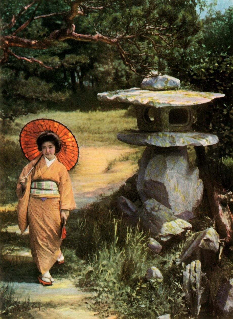 Passerar lyktan, 1910. av Herbert Ponting