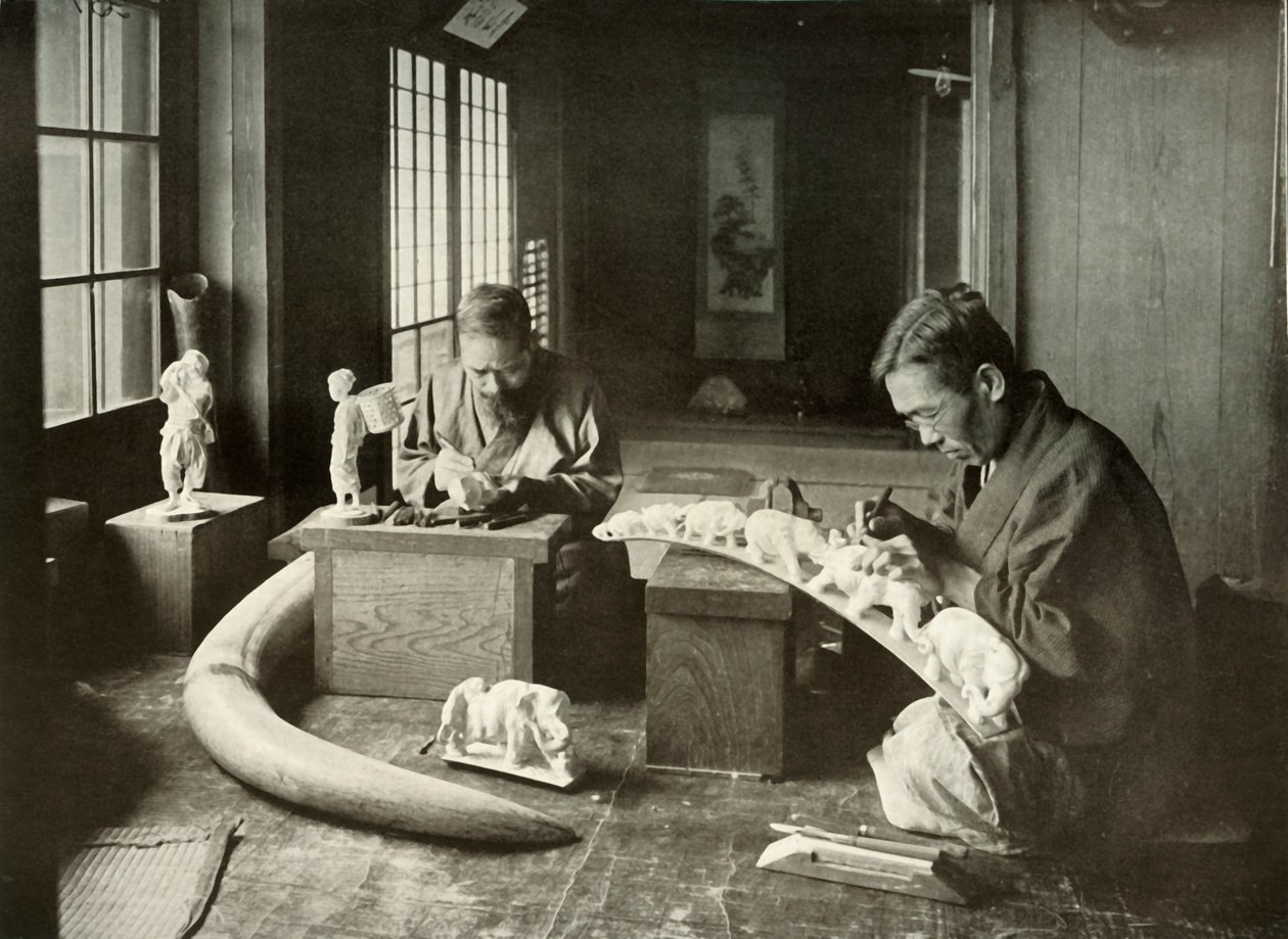 Elfenbensskärarna, 1910. av Herbert Ponting