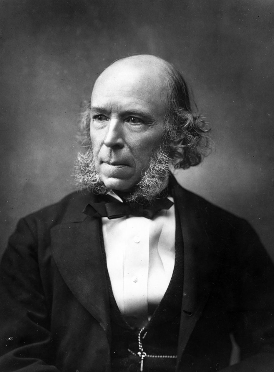 Herbert Spencer, 1888 av Herbert Rose Barraud