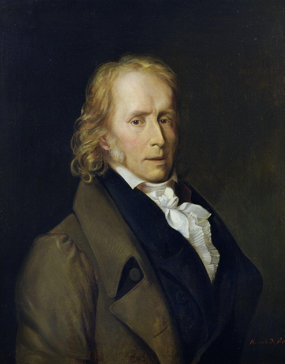 Porträtt av Benjamin Constant de Rebecque (1767-1830) av Hercule de Roches