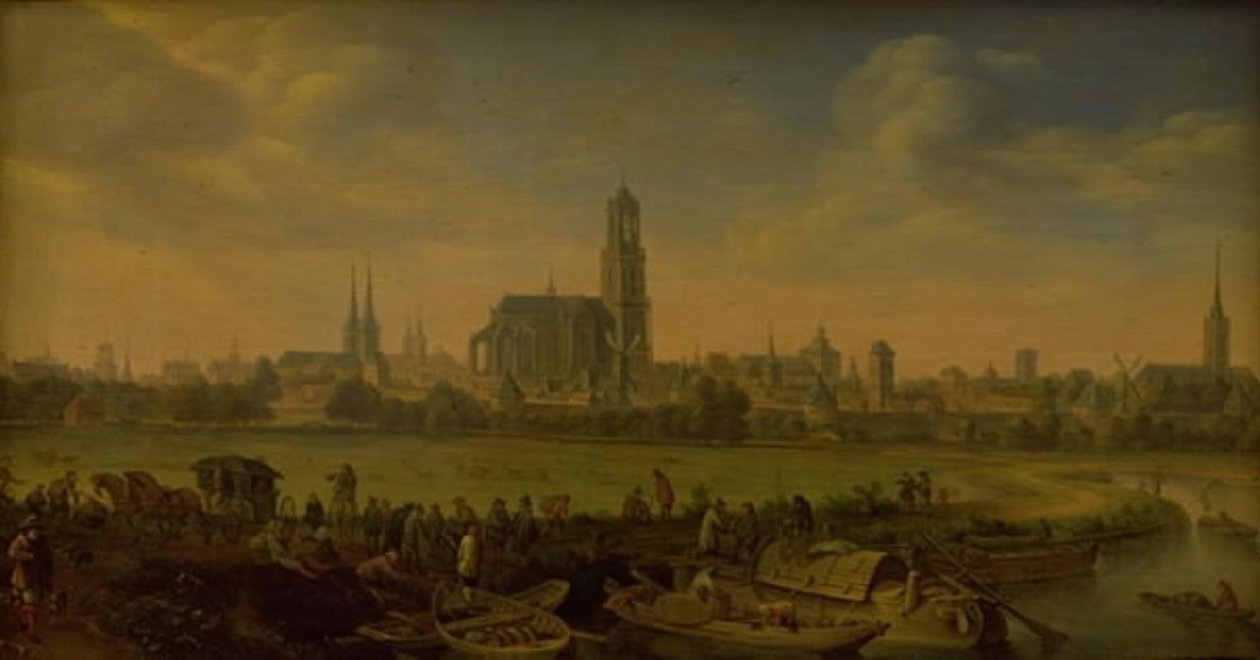 Utsikt över Utrecht av Herman Saftleven