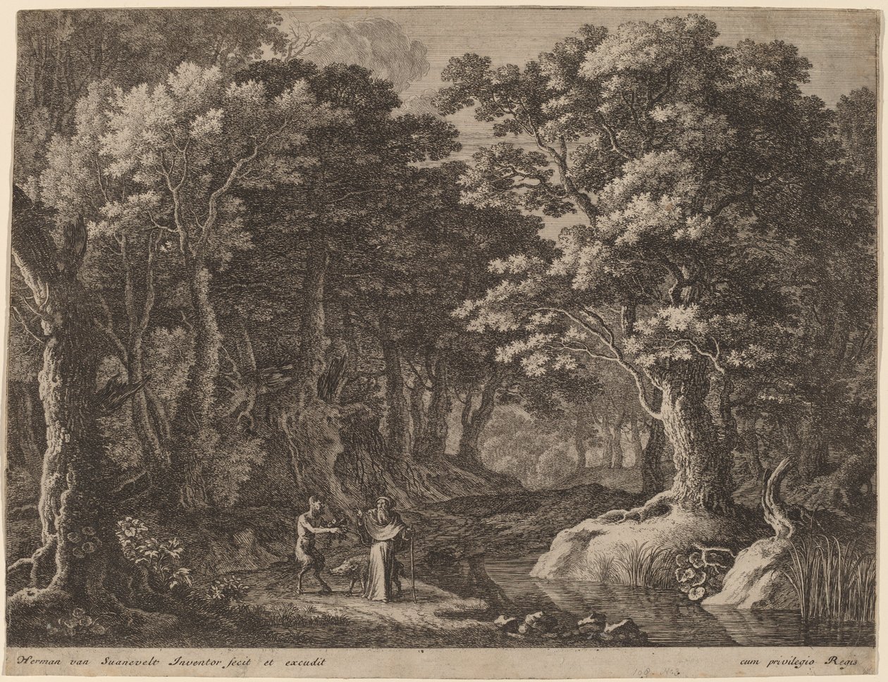 Djävulen frestande St. Anthony av Herman van Swanevelt