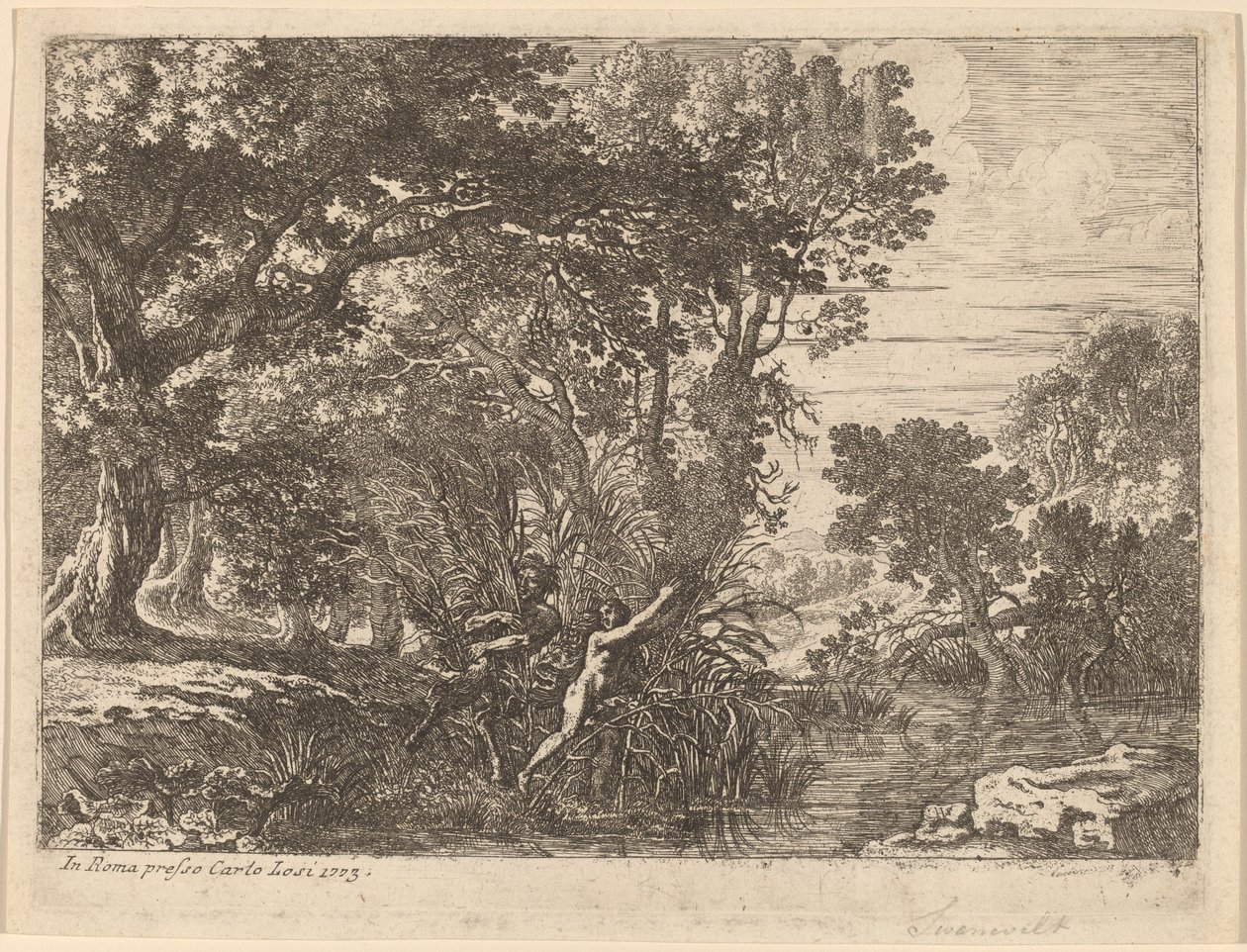 Pan och Syrinx av Herman van Swanevelt