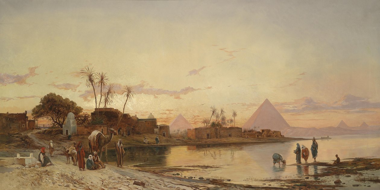 Am Nilufer av Hermann David Salomon Corrodi