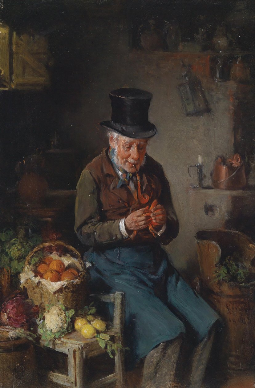 Der Gemüsehändler av Hermann Kern