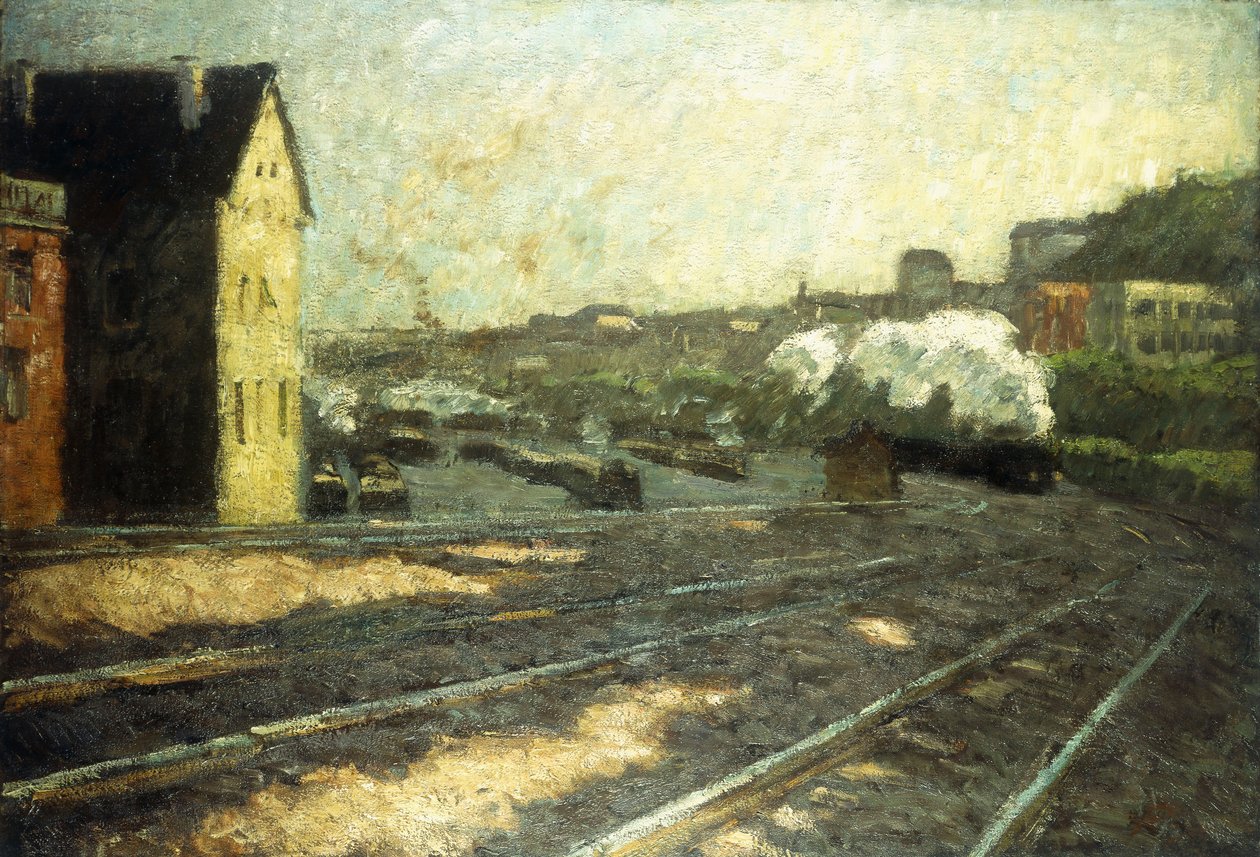 Går in på stationen av Hermann Pleuer