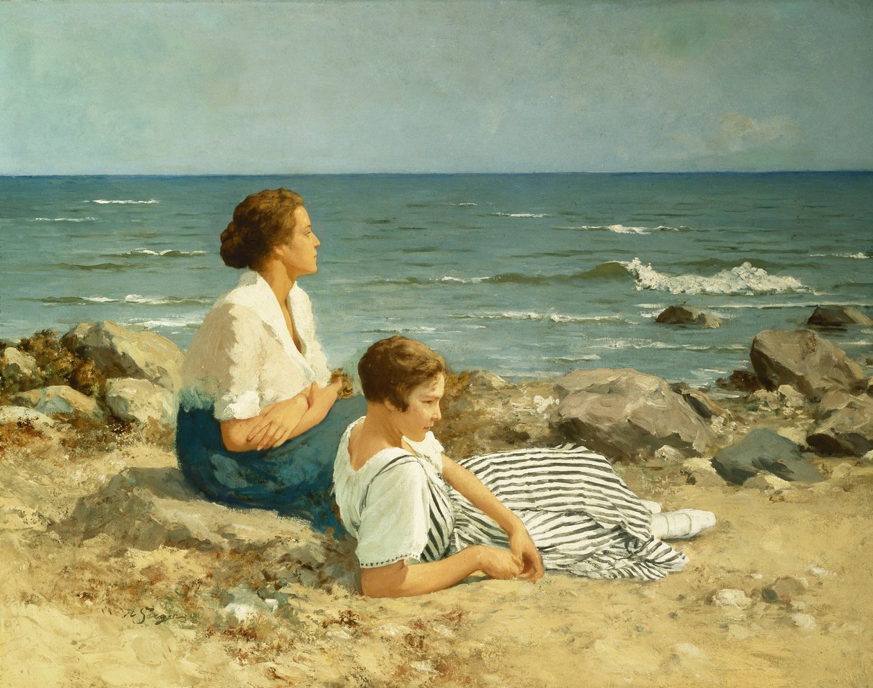 På stranden av Hermann Seeger