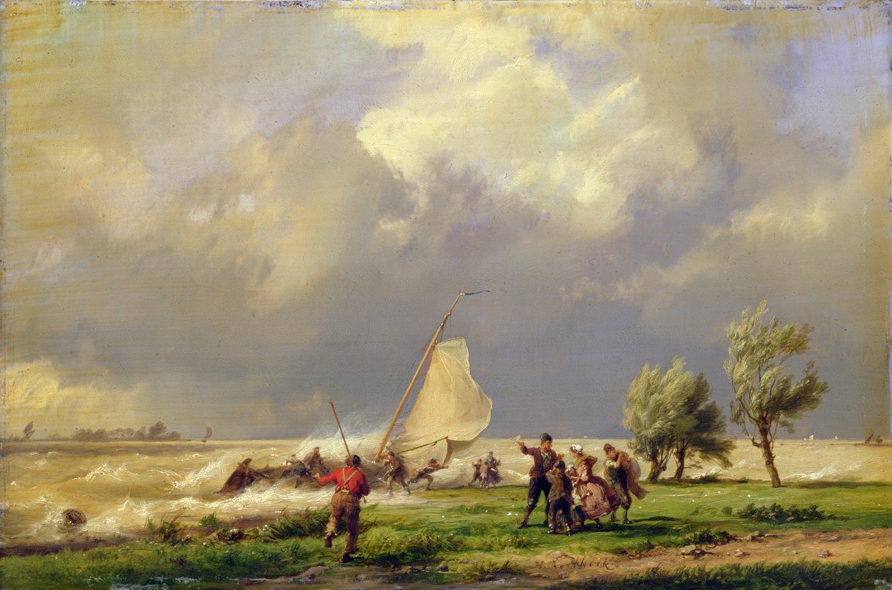 Skeppsbrottet av Johannes Hermann Barend Koekkoek
