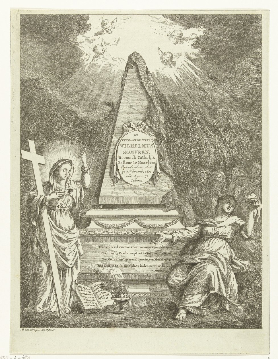 Monument till Wilhelmus Somveen av Hermanus van Brussel